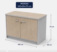 Gabinete ORG base 2 puertas abatibles